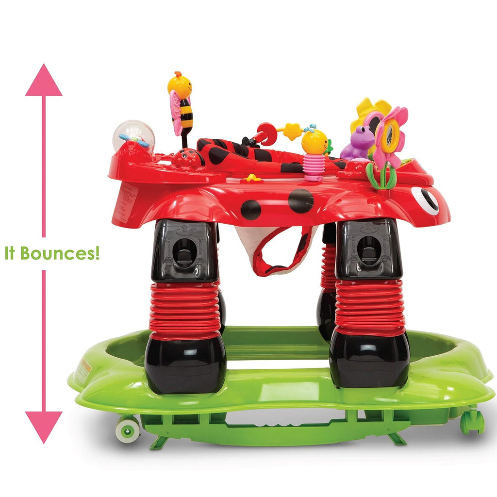 Lil Play Station 4-in-1 Activity Walker - Rocker, Activity Center, Bouncer, Walker - Adjustable Seat Height - Fun