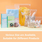 14" x 20" (200 Count) Resealable Zip Plastic Poly Bags