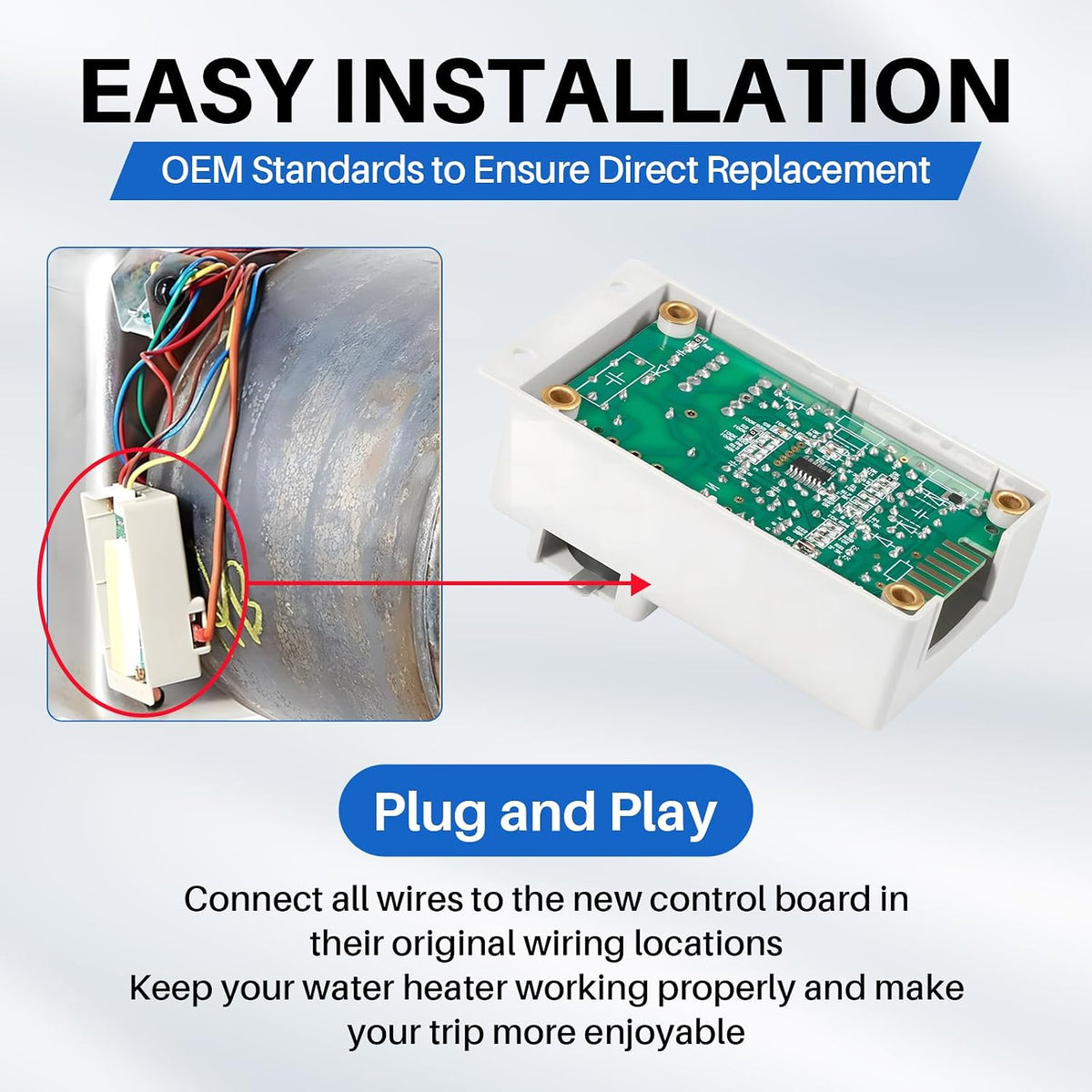 520814 RV Water Heater Ignition Control Board for Suburban SW