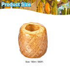 180m/590Ft Polyester Nylon Plastic Rope, Twine Household Bundles Ropes Roll for Gardening Packing Crafting DIY, Orange