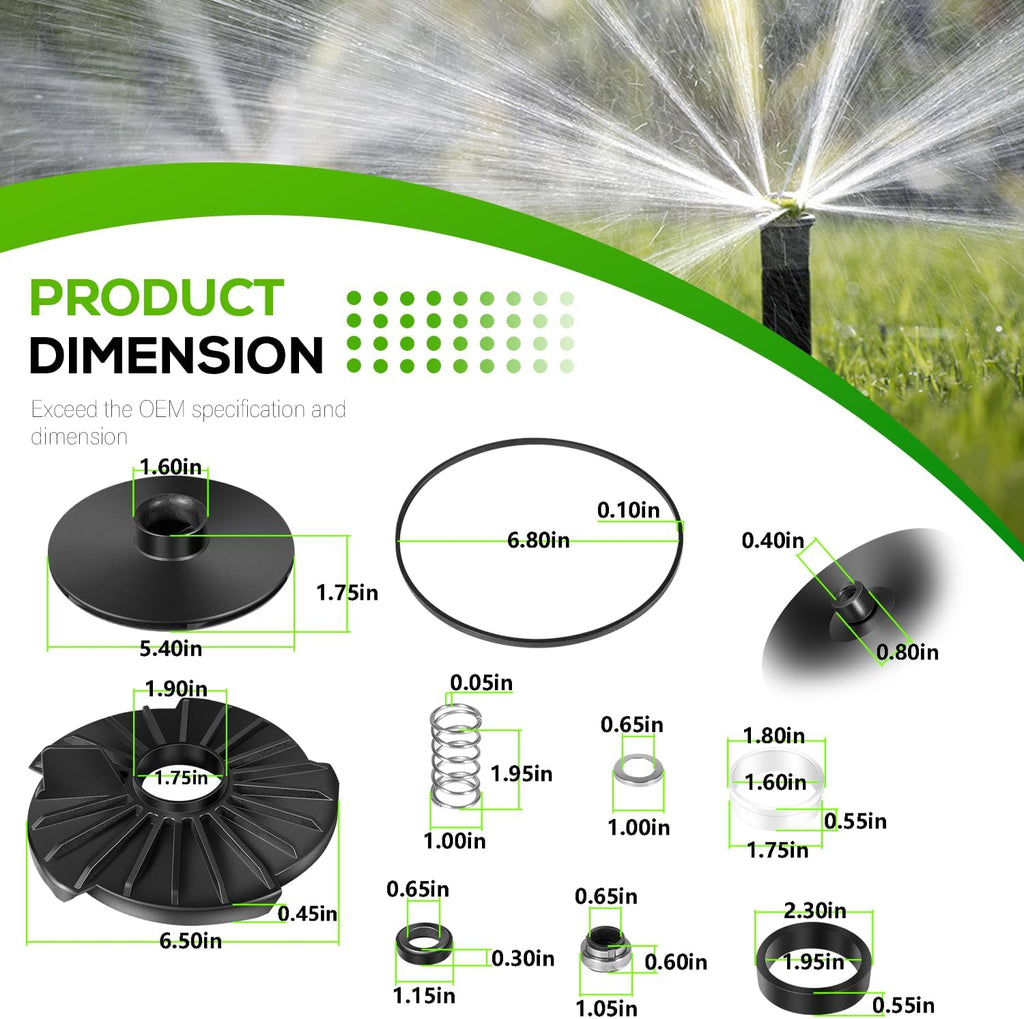 023705 Lawn Sprinkler Irrigation 2 HP Pump Service Repair Kit