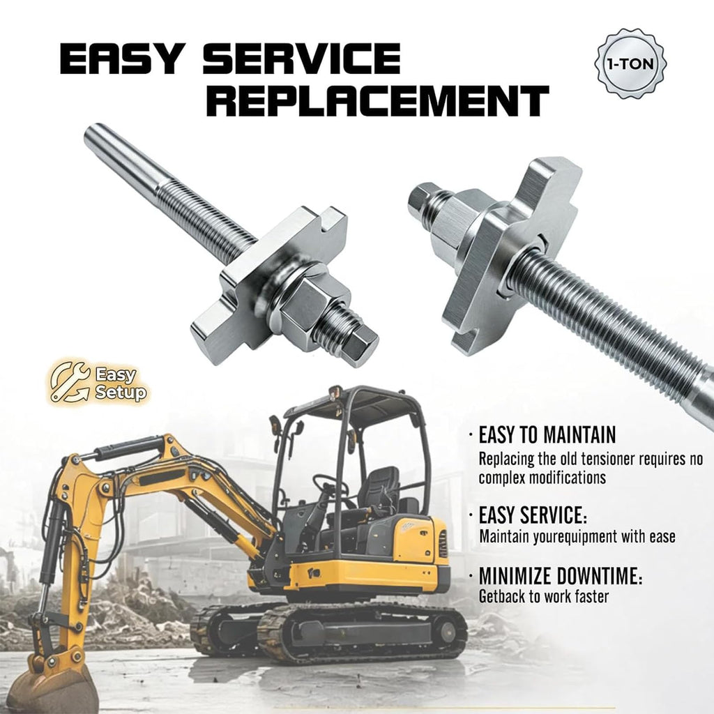 Fafeicy Mini Excavator Track Tensioner Assembly, 1 Ton