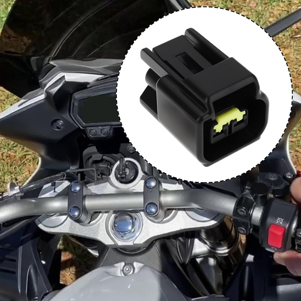 4Sets Motorcycle 2Pin Ignition Coil Connector Repair Kit Plug Compatible with Suzuki Compatible with Yamaha