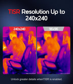 Thermal Camera, 240 x 240 TISR Resolution for Home Inspection