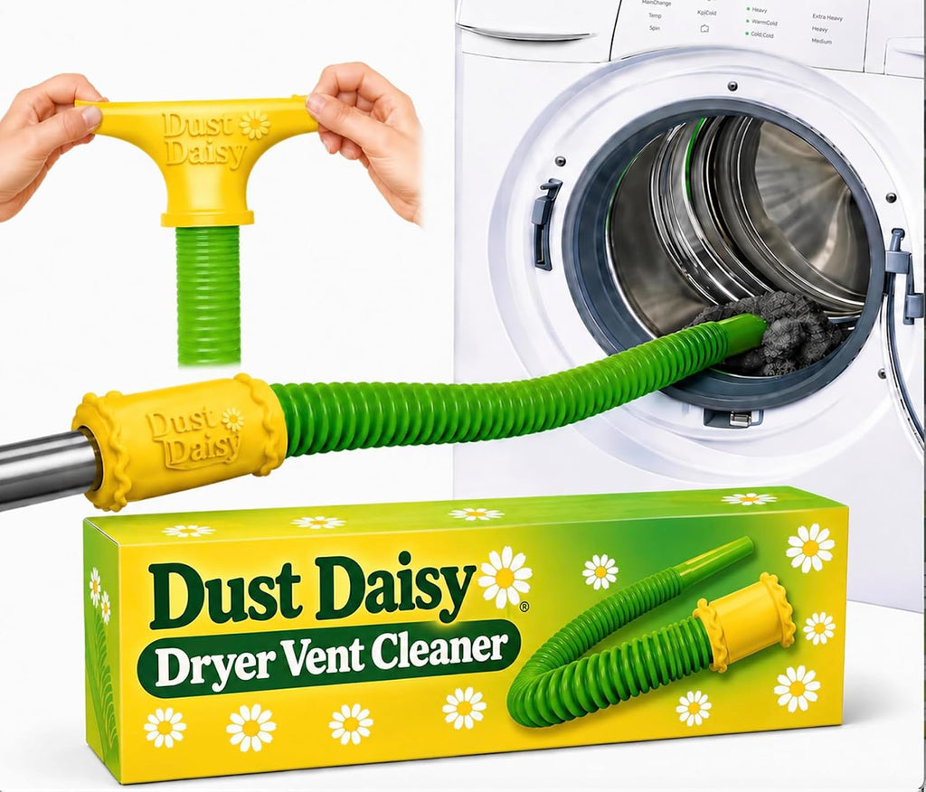 Dust Daisy Slip-On Dryer Vent Cleaner Kit, 30" Long