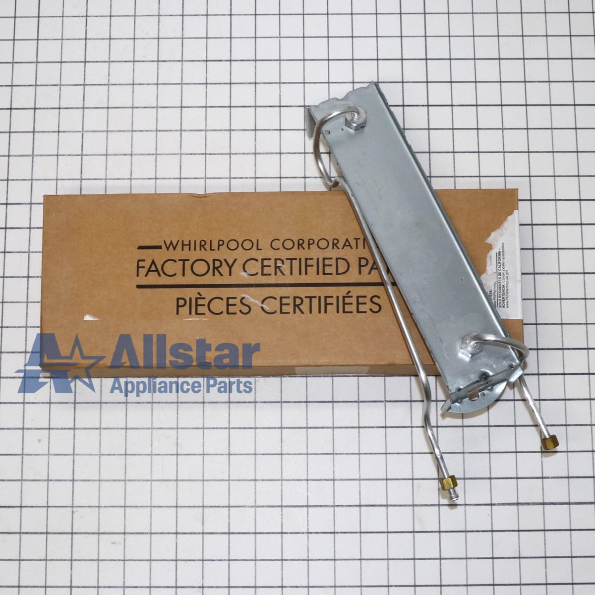 WP5787D105-60 Range Surface Burner Orifice Holder (Left Side)