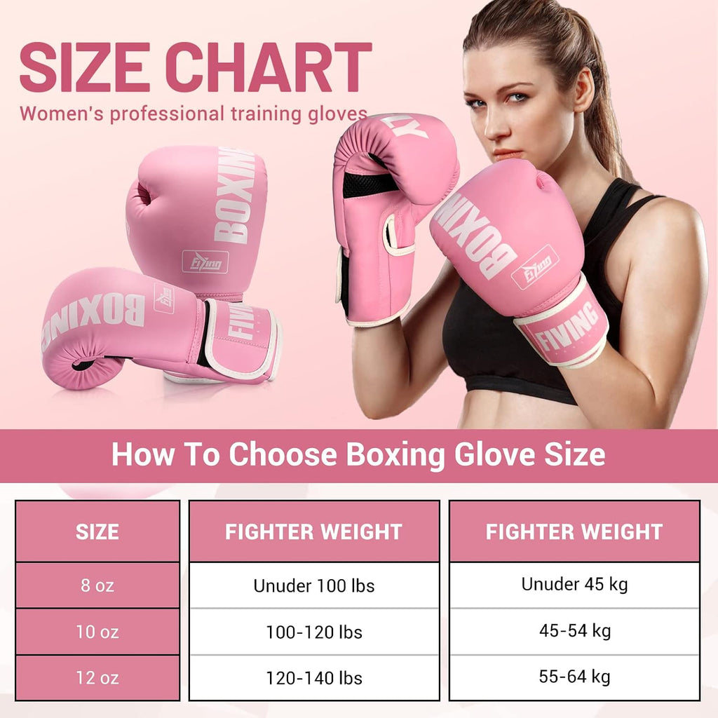 Boxing Gloves for Women,for Sparring,Training,MMA,Kickboxing,8-14oz | Women Training Gloves,Muay Thai, Sparring