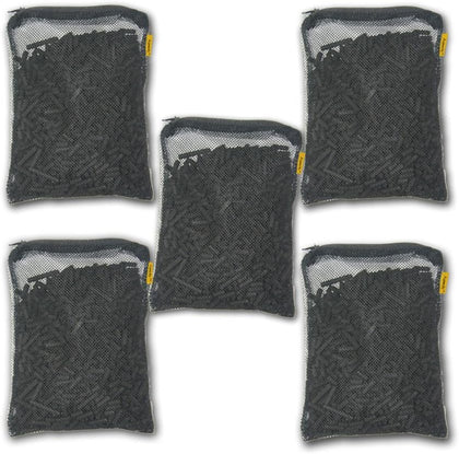 Aquacity Canister Filter Media Replacement Bags - Activated Charcoal Pellet Carbon, Bio Ceramic Rings, 1" Bio Sponge