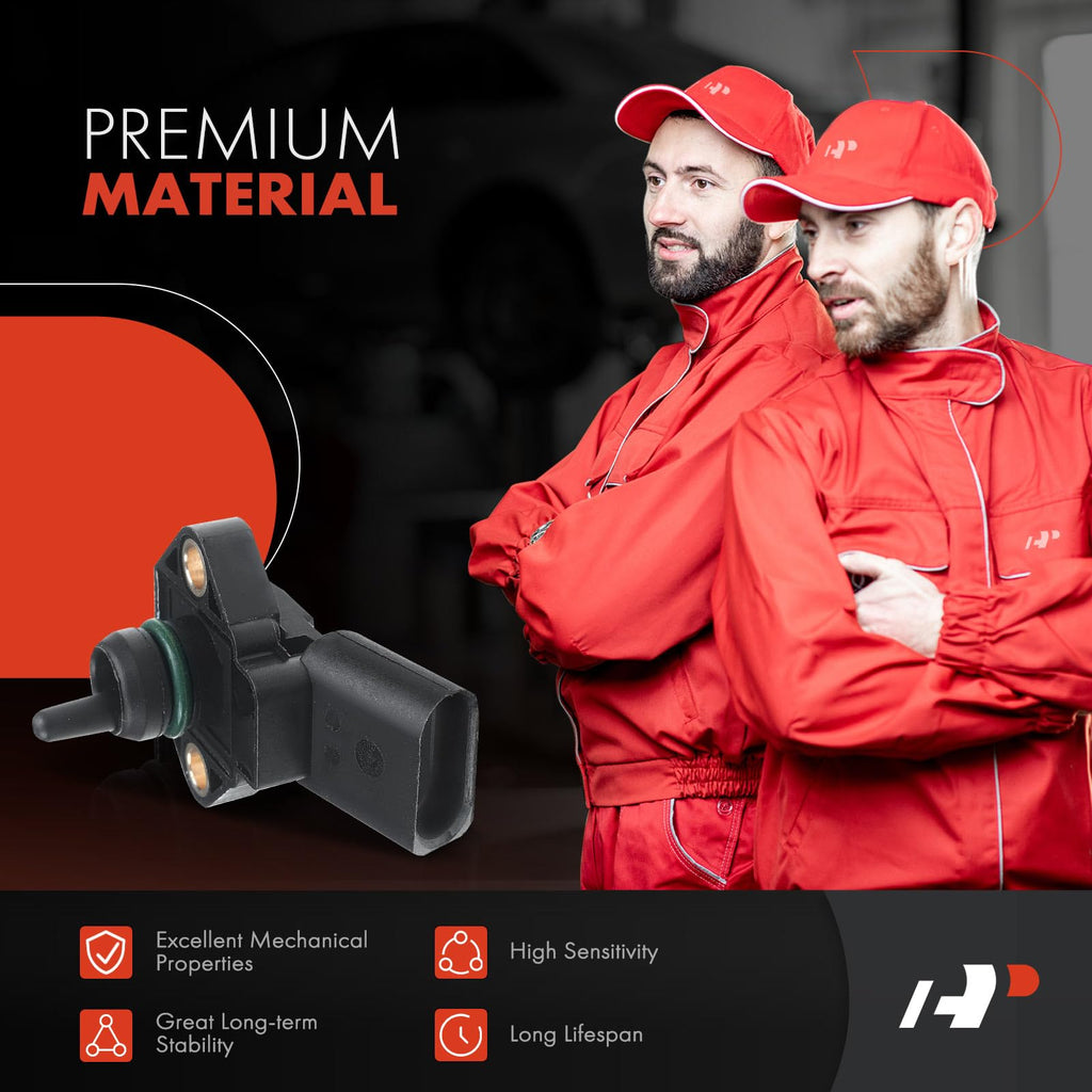 A-Premium Manifold Absolute Pressure Map Sensor Compatible with Audi