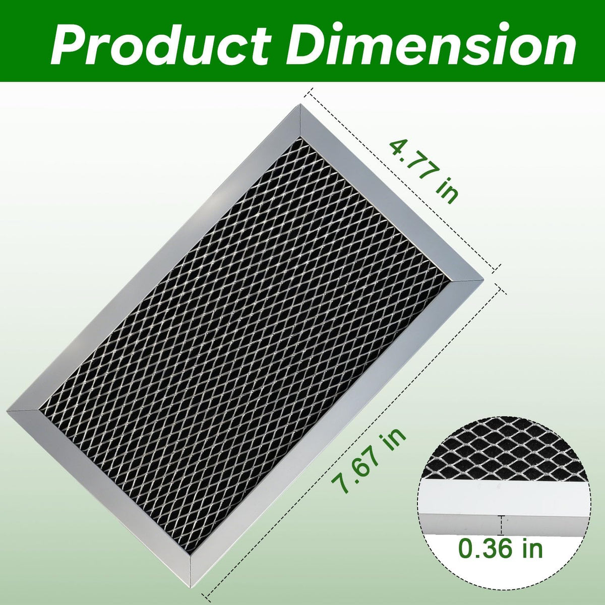 2PCS Microwave Grease Filter Compatible with GE JVM3160DF8BB