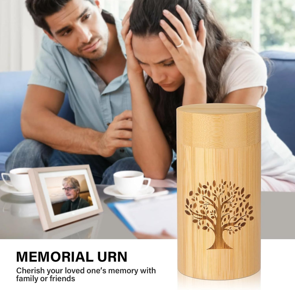 Small Urns for Human Ashes Keepsake with Tree of Life Pattern,Small Cremation Urns for Human Ashes Adult Male
