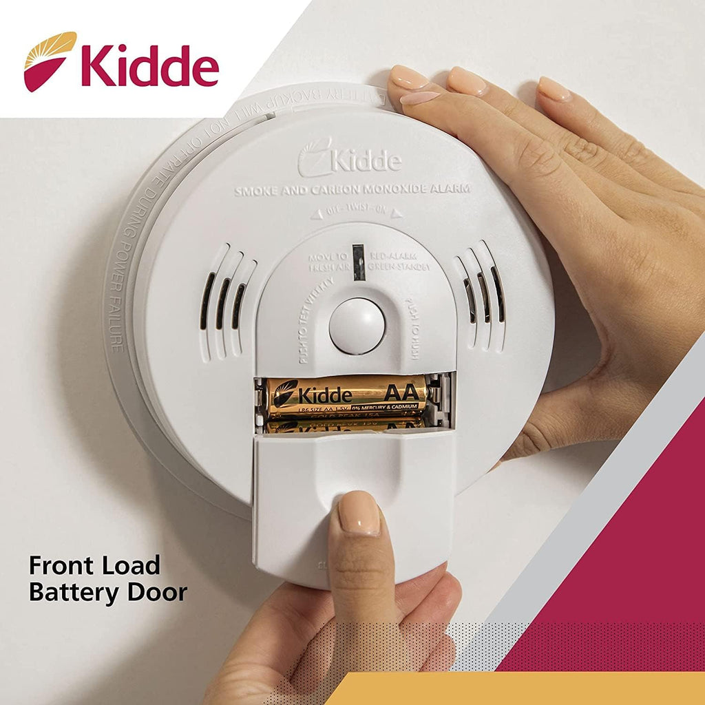 Hardwired Smoke & Carbon Monoxide Detector, Battery Backup, Interconnectable, LED Warning Light Indicators