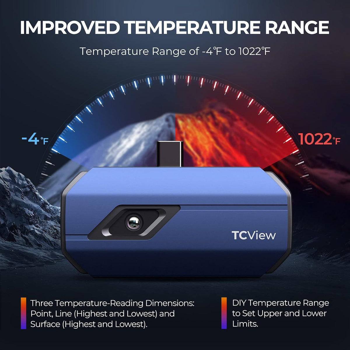 TOPDON TC001 Thermal Imaging Camera for Android, 512x384 High Resolution