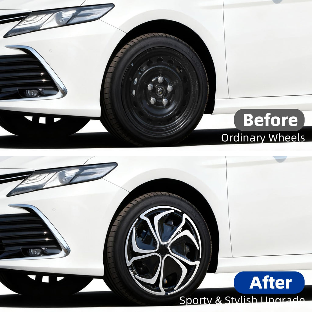14 inch Hub Caps Wheel Covers 14" Iron Wheels Replacement R14 (#B, 14 INCH)