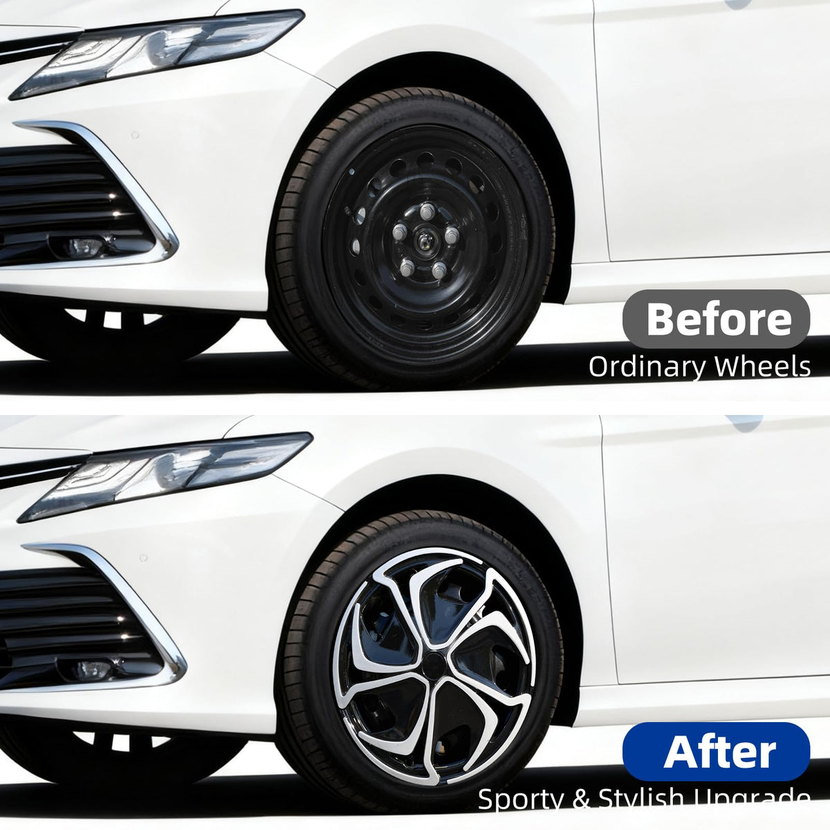 14 inch Hub Caps Wheel Covers 14" Iron Wheels Replacement R14 (#B, 14 INCH)