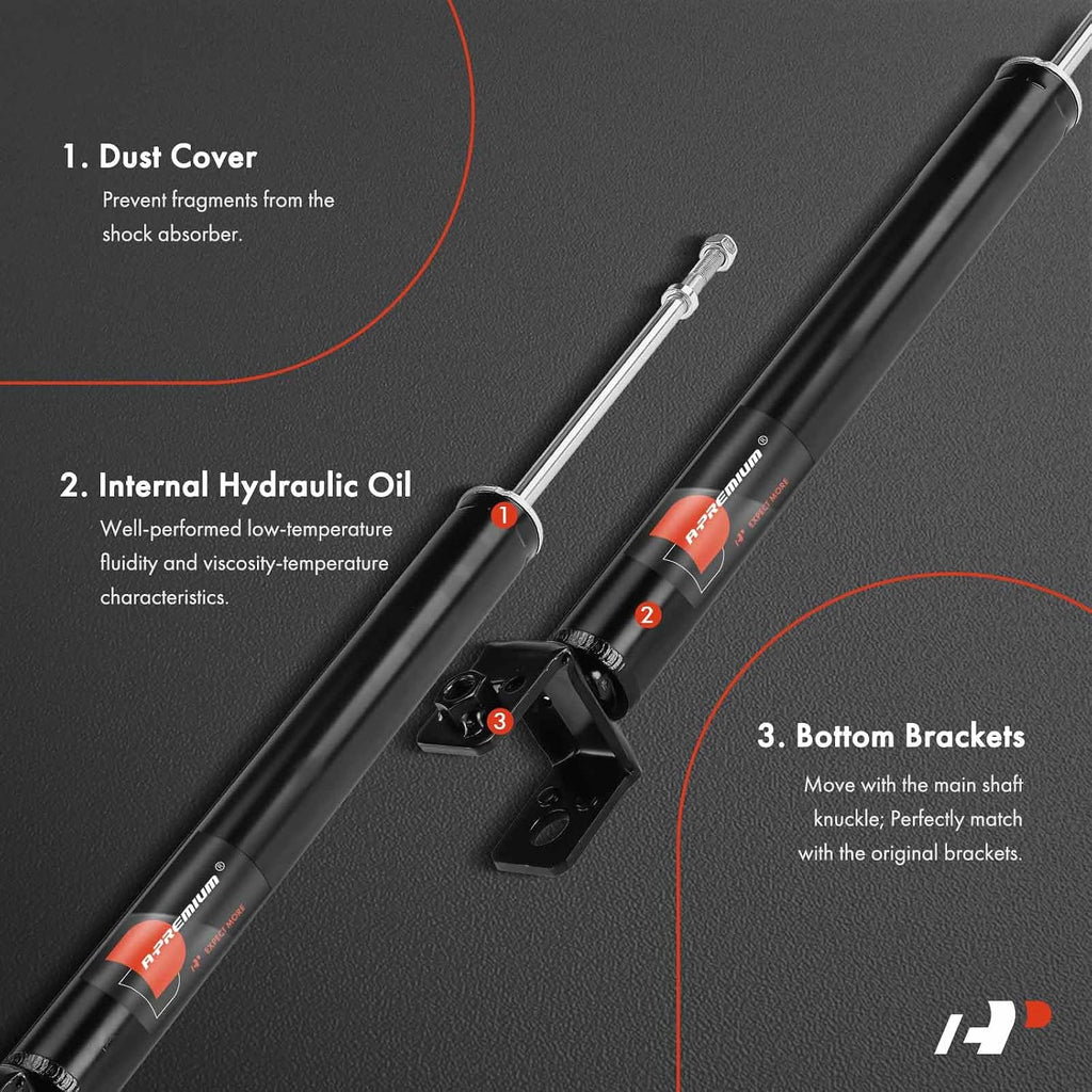 A-Premium Rear Shock Absorber Compatible with Nissan