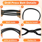 New Replacement Belt Drill Press w/ 45 inch 3/16 top Width V-Belt