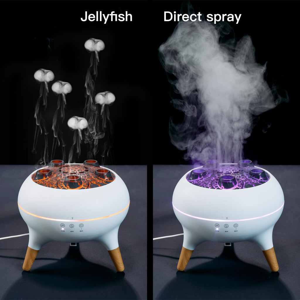Essential Oil Diffuser 250ML,Jellyfish Diffuser Air Humidifiers Sound Pickup Ultrasonic Aromatherapy Diffuser Remote