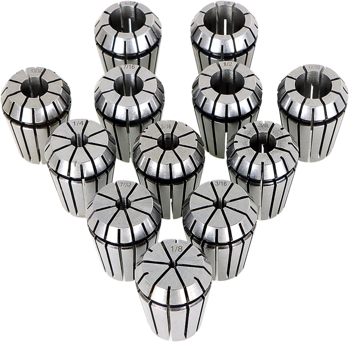 ER25 Spring Collet Set 12 Pcs ER-25 Collet Chuck