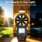 HoldPeak 866B Digital Anemometer, Handheld Wind Speed CFM Meter