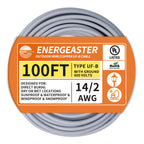 Energeaster 14/2 UF-B 100FT Solid Underground Feeder Direct Burial Cable