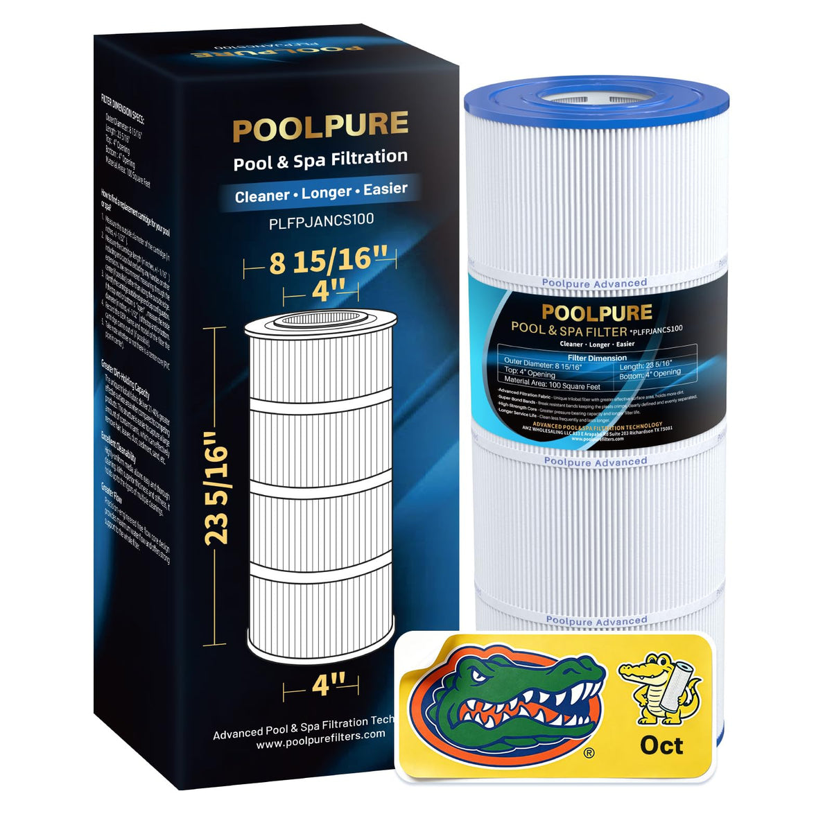 PLFPJANCS100 Pool Filter Replaces Jandy CS100 1PACK