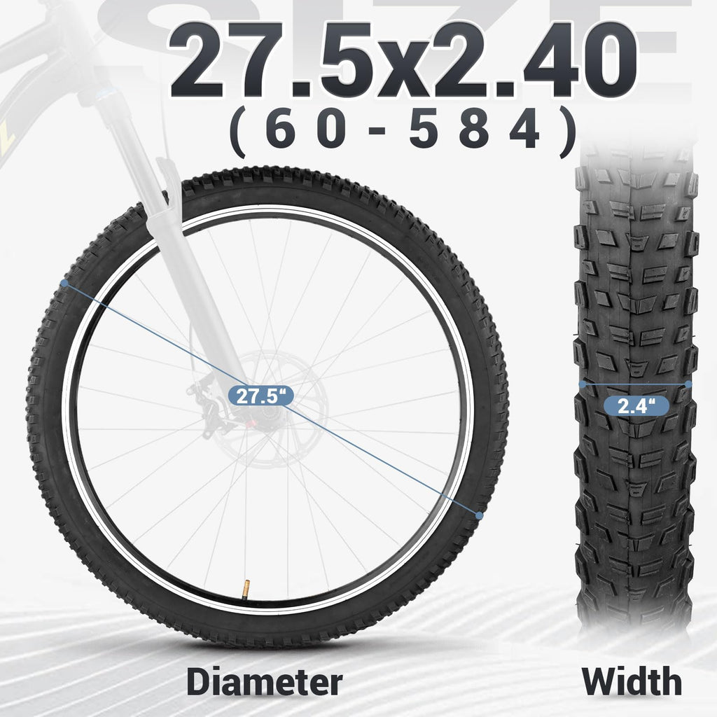 27.5x2.4 Inches Mountain Bike Replacement Tire