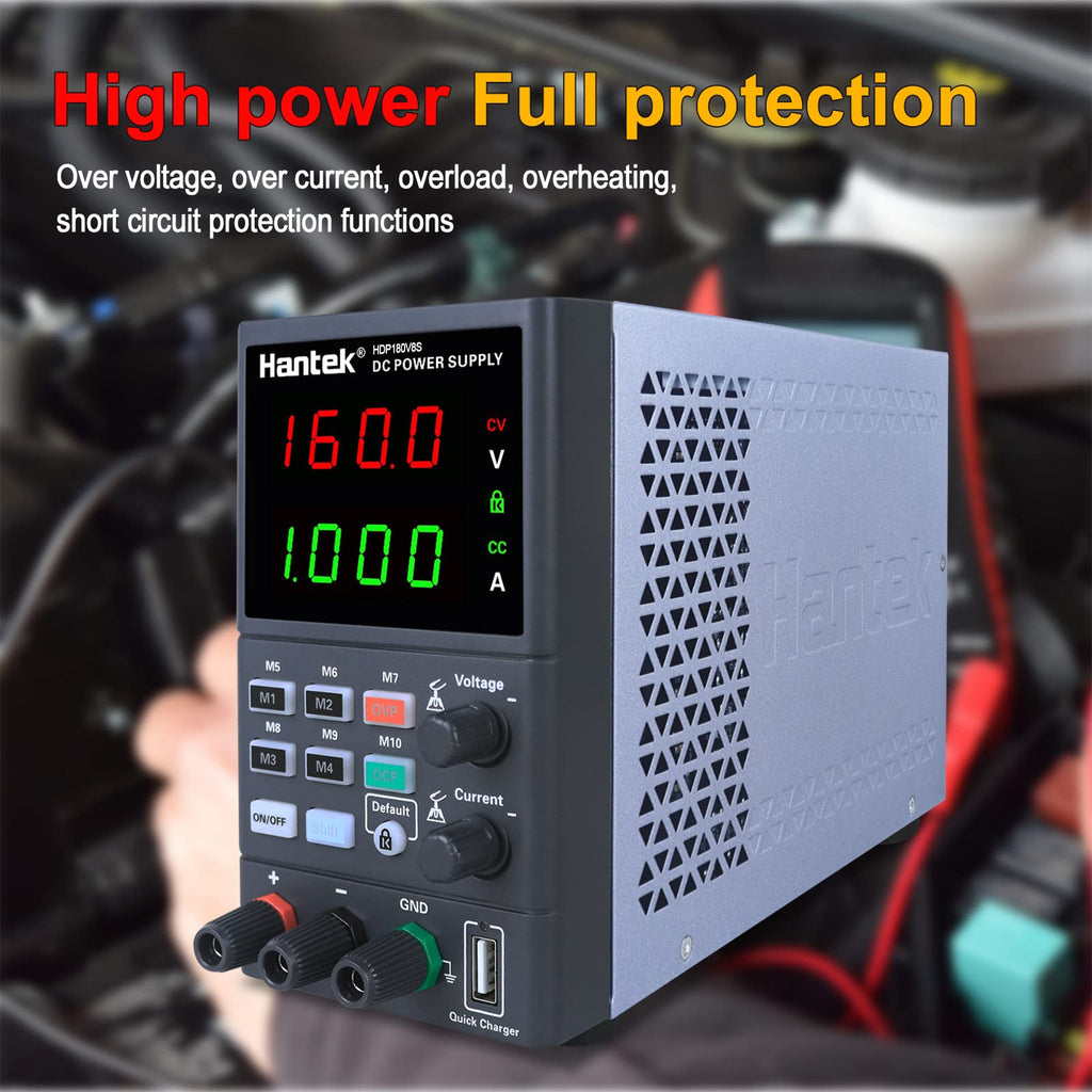 Hantek DC Variable Power Supply Adjustable Switching Bench 80V 8A