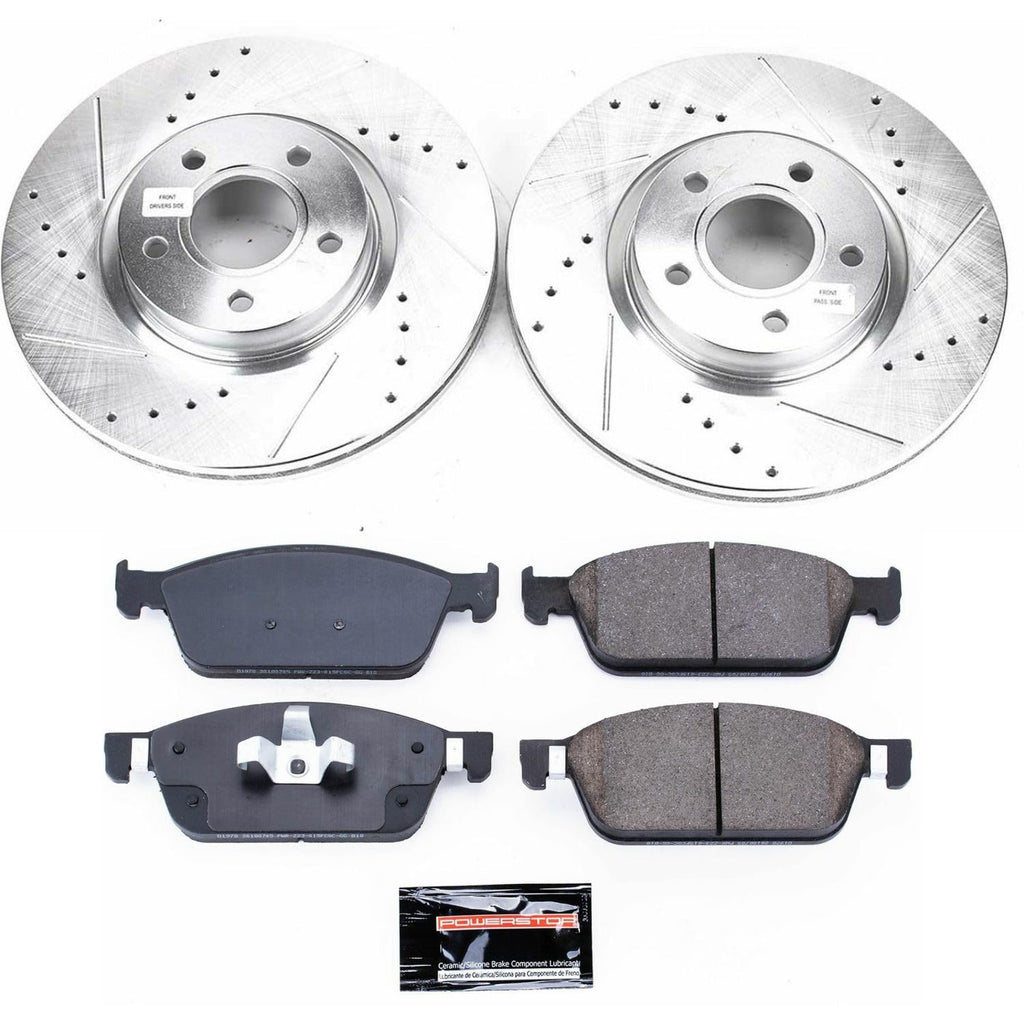 PowerStop Z23 Performance Brake Pad & Rotor Kit Front K7338