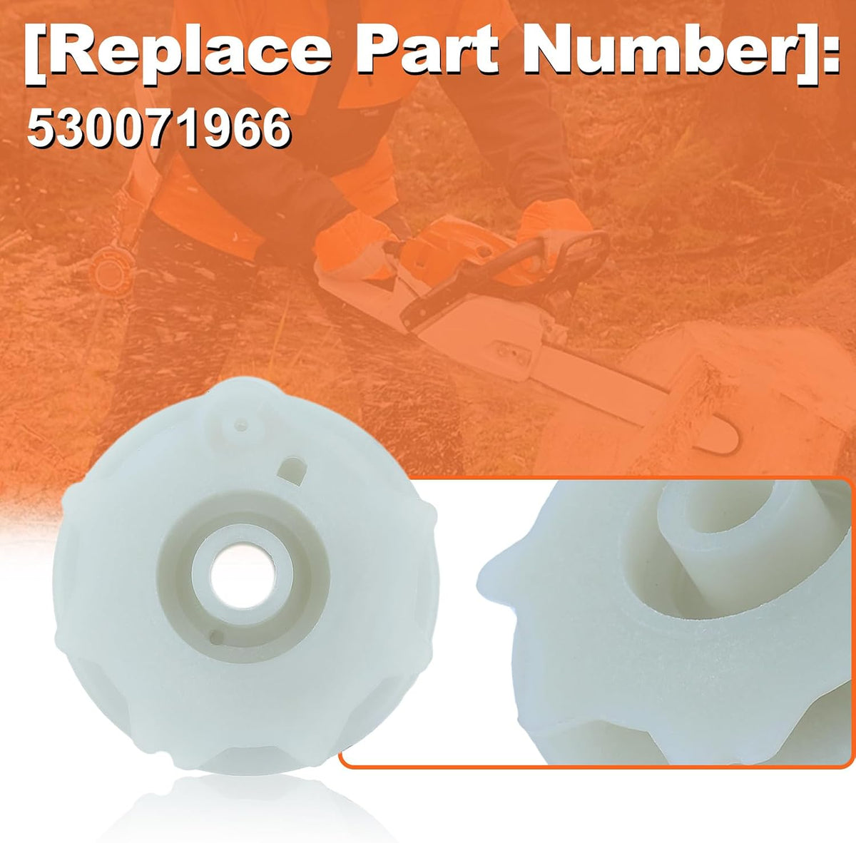 Recoil Starter Pulley Kit For P3314 P3818AV PP3816 For Poulan Pro Chainsaw, Starter Handle Grip, Starter Pulley, Starter Spring, Recoil Spring, Hub, Starter Rope, Screw, Washer 530071966