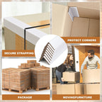 100 Pcs 1.89" x 1.89" x 12" Cardboard Edge Corner Protectors
