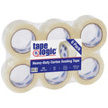 2 Inch x 110 Yards Clear Hot Melt Packing Tape, 2.2 Mil Thick, Pack of 6 Rolls