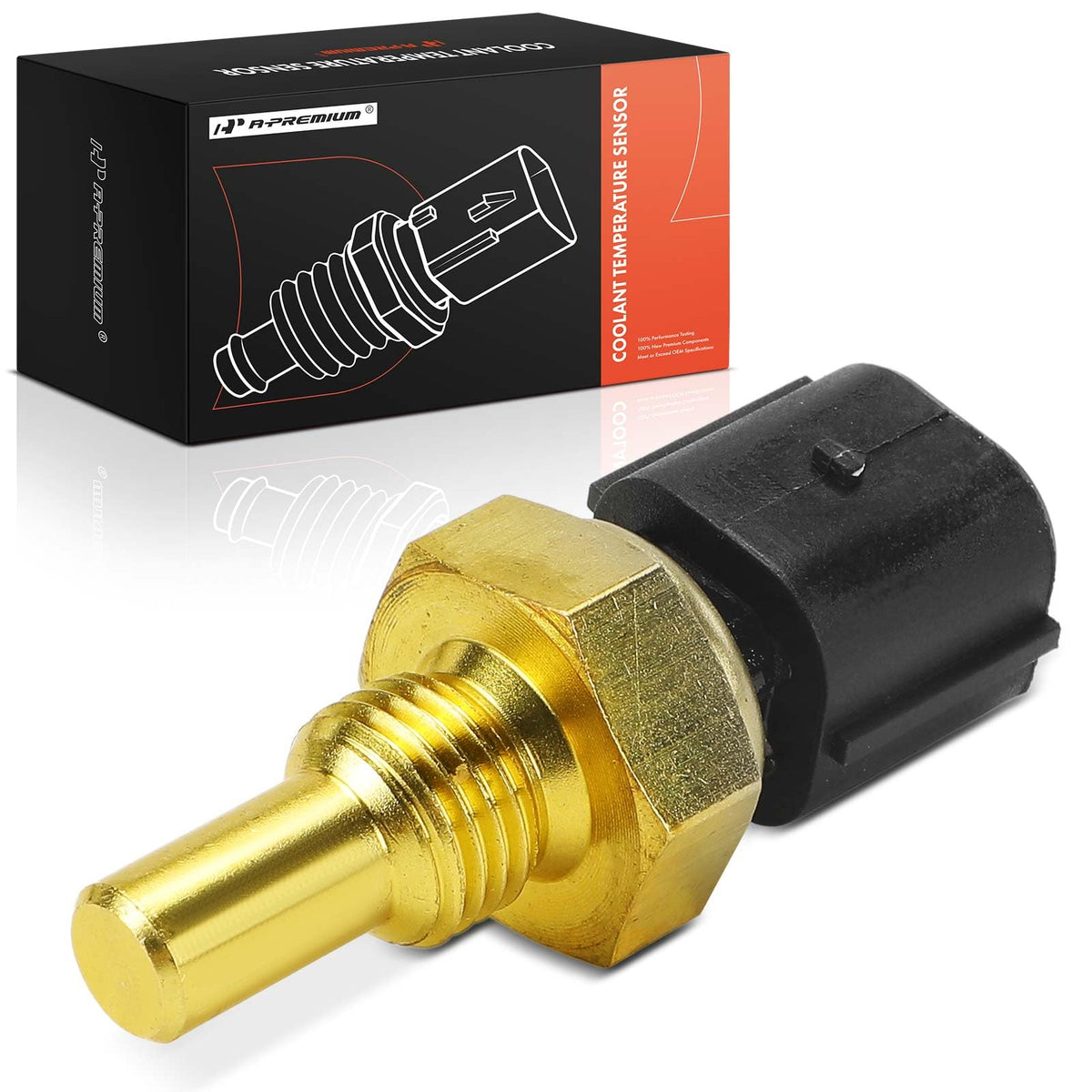 A-Premium Engine Coolant Temperature Sensor Compatible with Mercedes-Benz