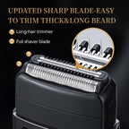 Electric Foil Shavers for Men with 3 Adjustable Gears, IPX7 Waterproof