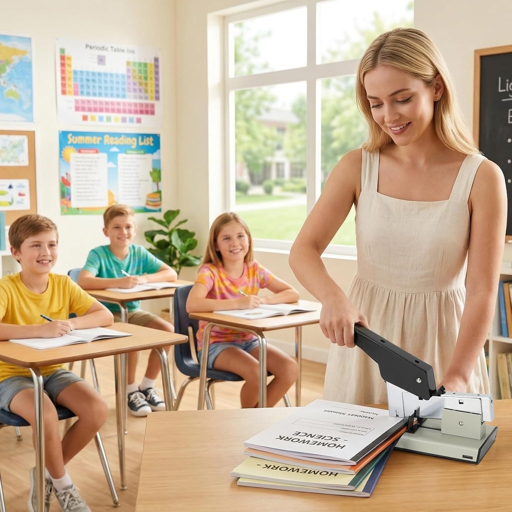 Heavy Duty Stapler,30-210 Sheet Capacity Office Stapler,Effortless Desk Stapler with 4000 Heavy Duty