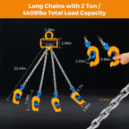 Upgraded Chain Drum Lifter, 2 Tons, for 30 & 55 Gallon Drums