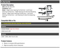 Tie Rod End Kit - 6 Piece - Compatible with 2004-2007 Ford E-250
