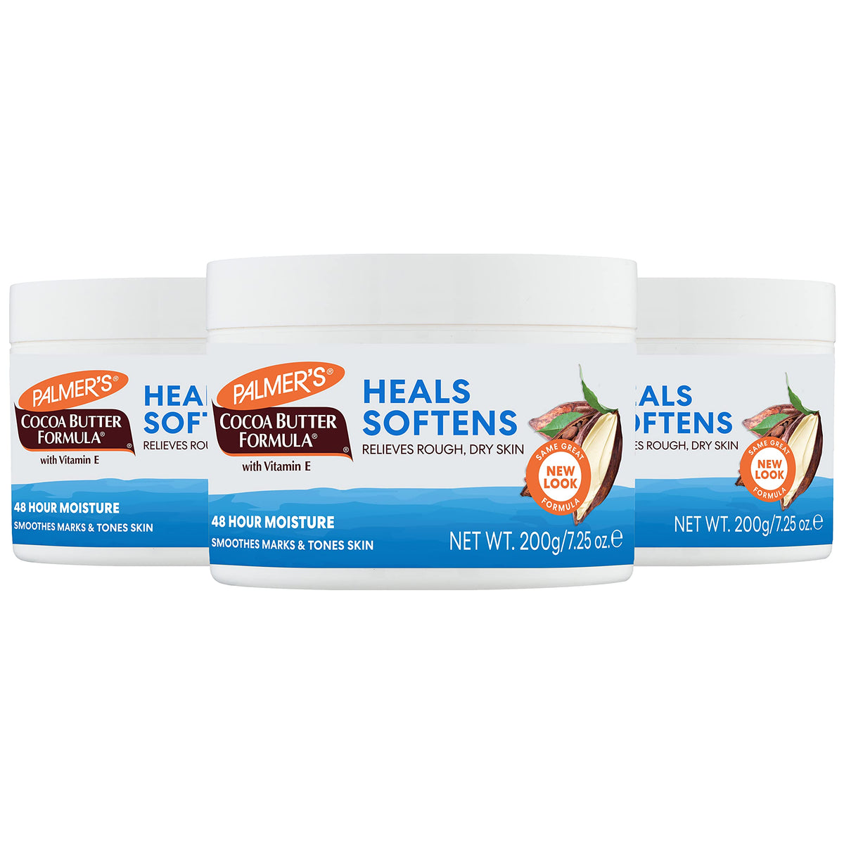 Solid Cocoa Butter Body Lotion with Vitamin E (7.25 Oz - 3 Pack)