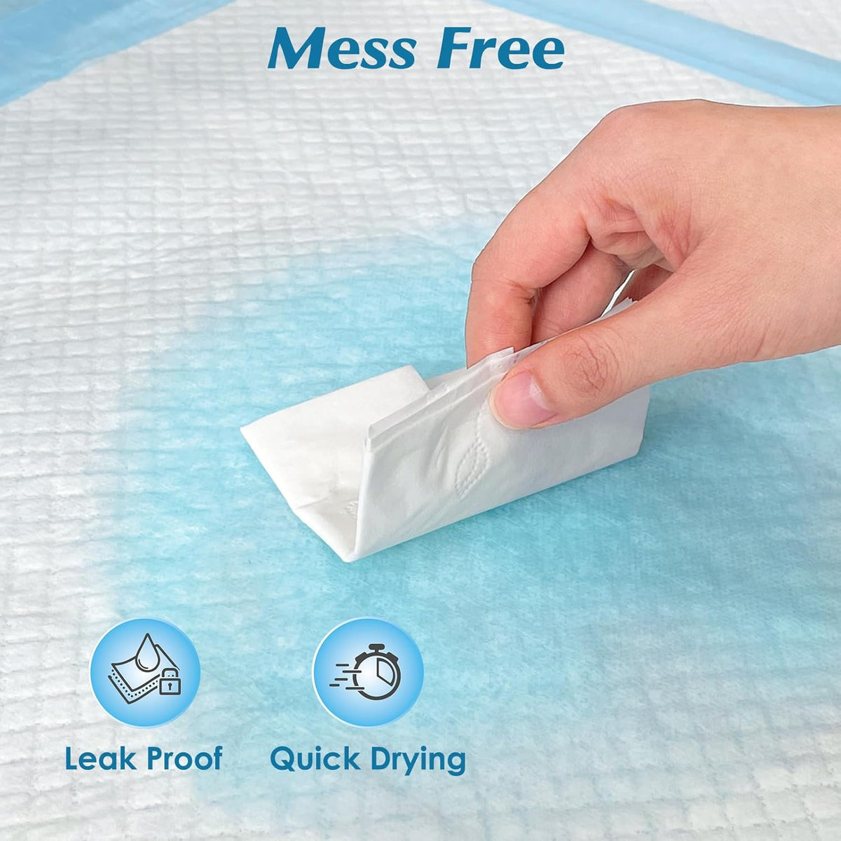 50 Count 30” x 36” Super Absorbency Disposable Underpads