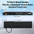 1U Horizontal PDU 19" Rack Mount Power Strip