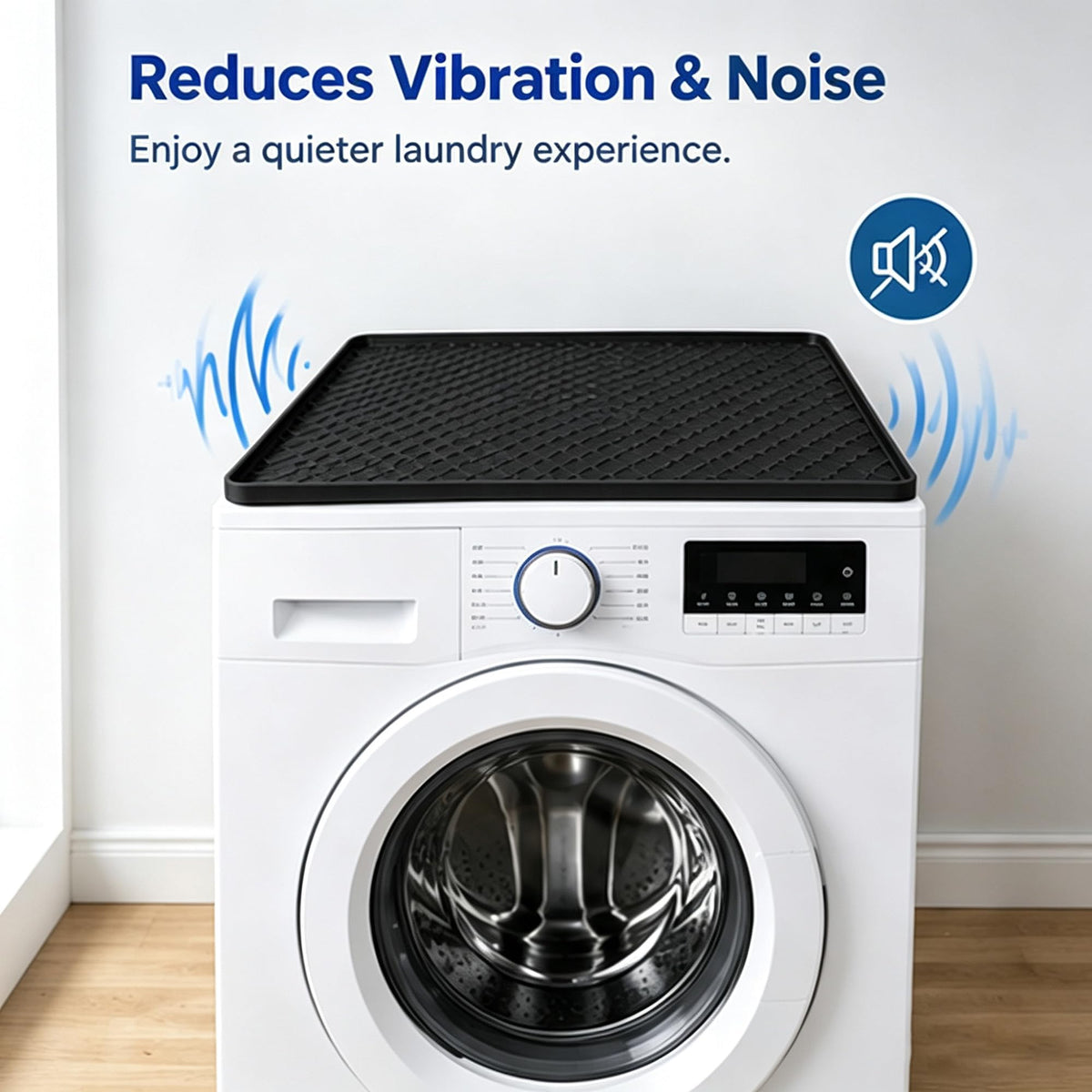 Silicone Washing Machine Top Mat Compatible with GE GFWS1500D0WW 2014-2018