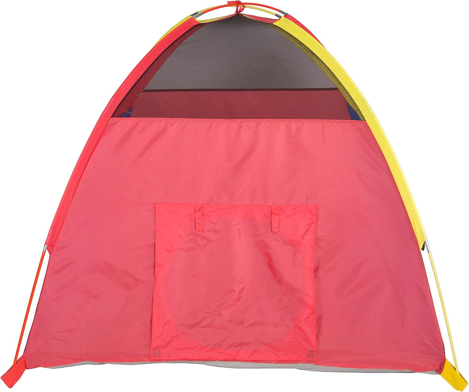 20414 Kids Hide-Me Dome Tent and Crawl Tunnel Combo for Indoor/Outdoor Play Red/Yellow/Blue Large