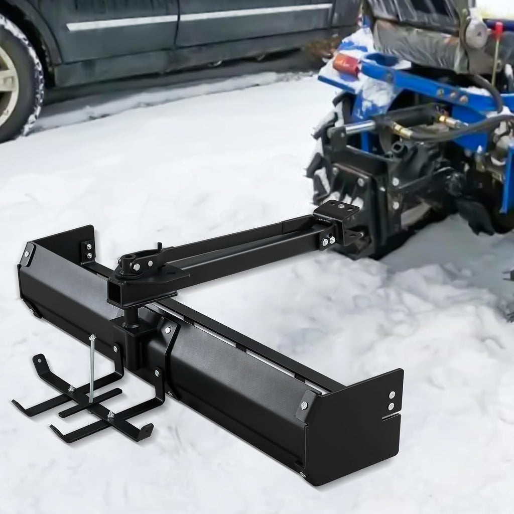Box Scraper Compatible with Tractor Box Blade Hitch Tow Suitable for Construction Landscaping/Agriculture Powder