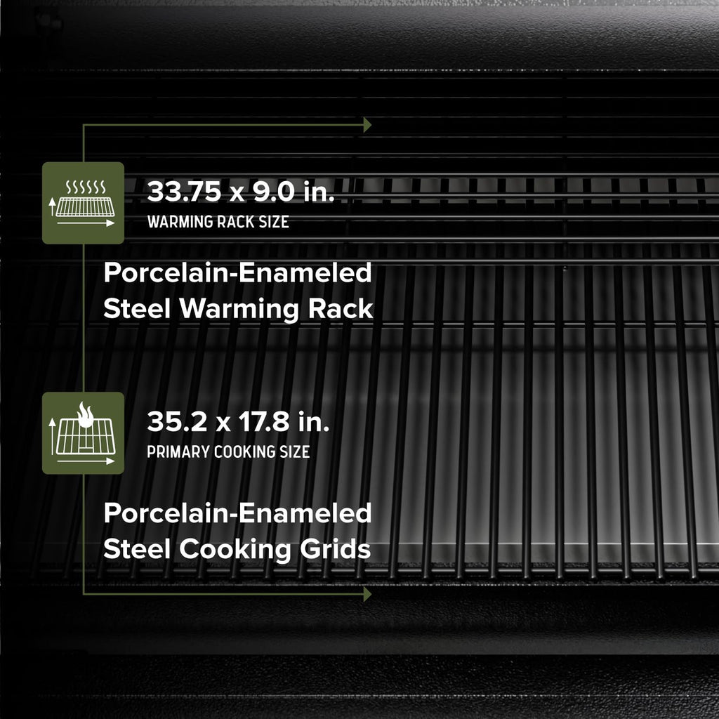 Oakford 930 Wood Pellet Smoker Grill with I-Site View Indicator & Smart App