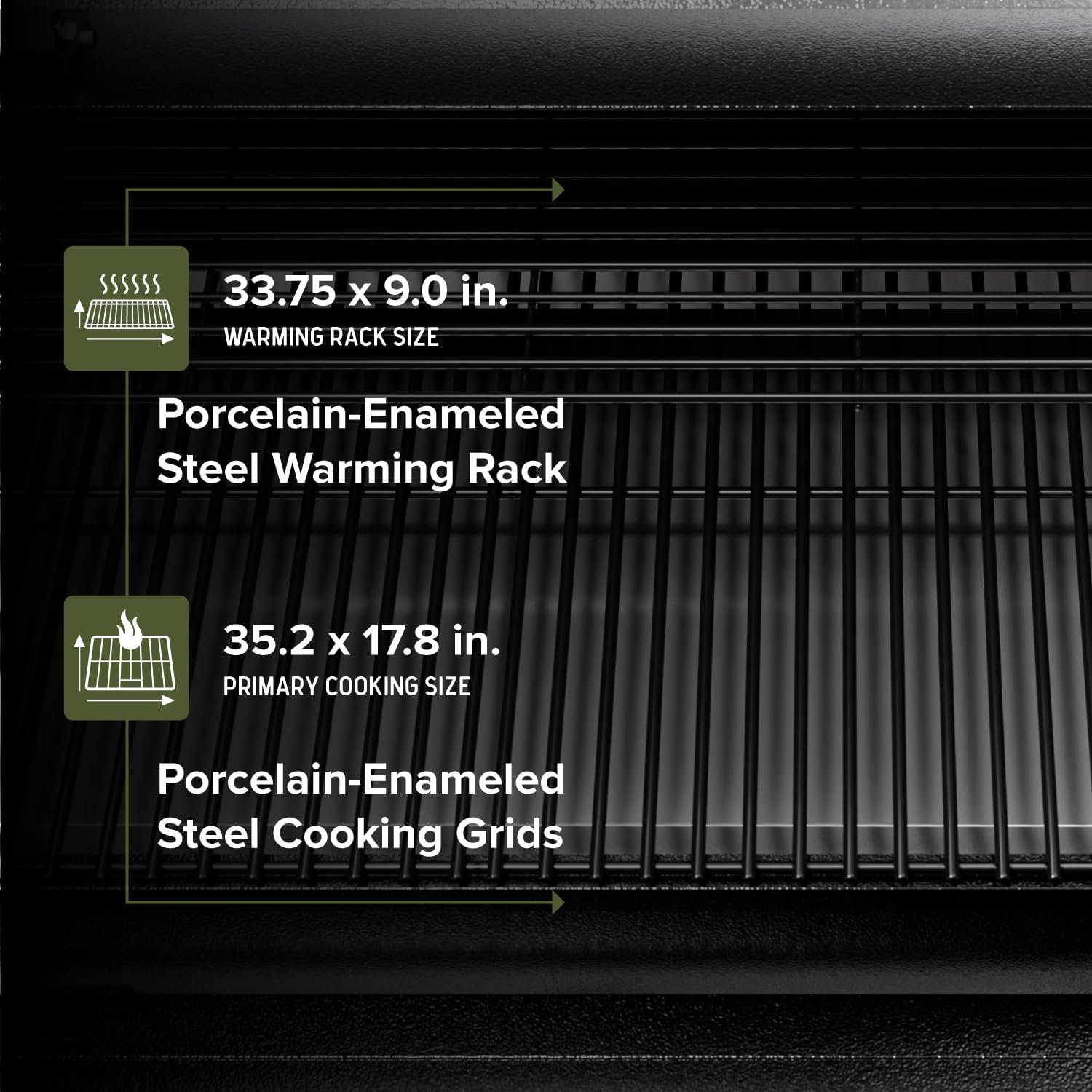 Oakford 930 Wood Pellet Smoker Grill with I-Site View Indicator & Smart App