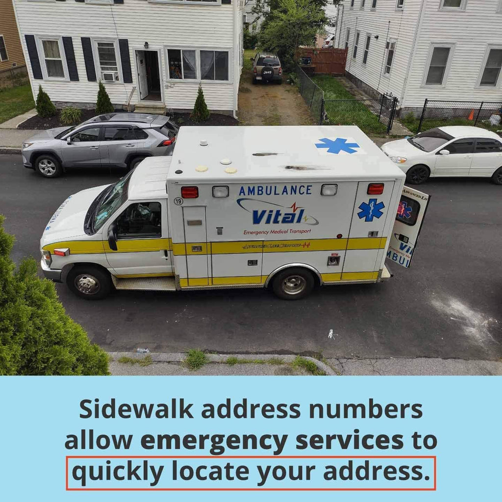 Curb Stencil Kit 0-9 Address Number Stencil Reusable Low Density Polyethylene (LDPE) Plastic - 8 inch Alphabet Kit