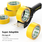 2 Pcs Rapid-Replace Packing Tape Dispenser Guns with Extra Blade, 2IN(50mm) Lightweight Ergonomic Industrial Handheld