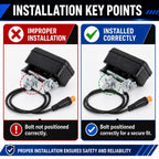 Ebike Light for Ridstar - 3 Pin Q20 Ebike Headlight