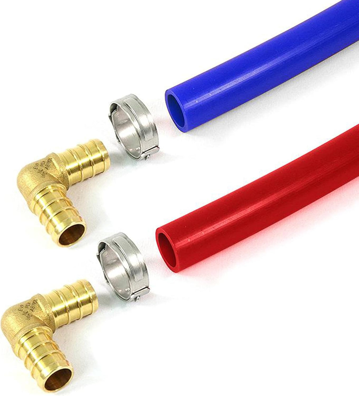 Bates- PEX Cinch Clamp Rings, 3/4", "50 Pack, Stainless Steel, Pex Clamps