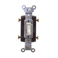 Pass & Seymour Legrand 664-WG Grounding Toggle Switch, 4-Way, 15A, 120V, White